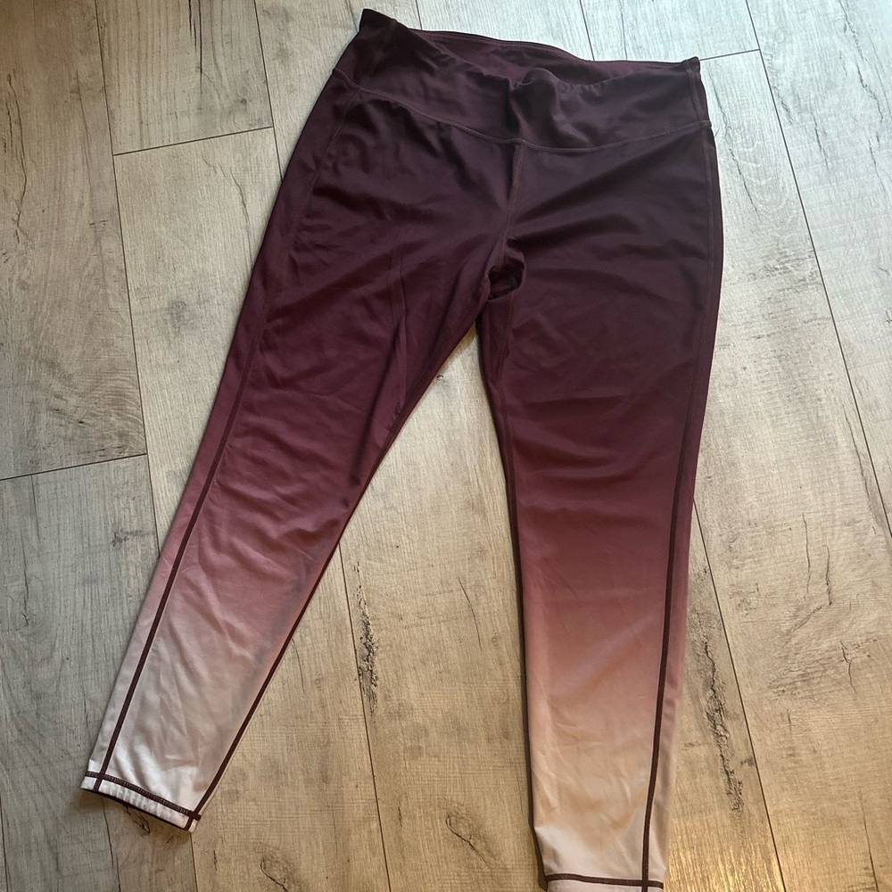 Athena ombré purple leggings